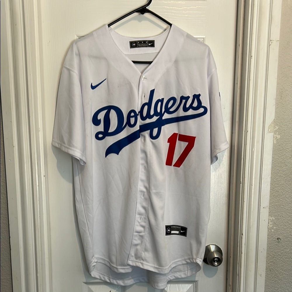 Nike Dodgers White Jersey